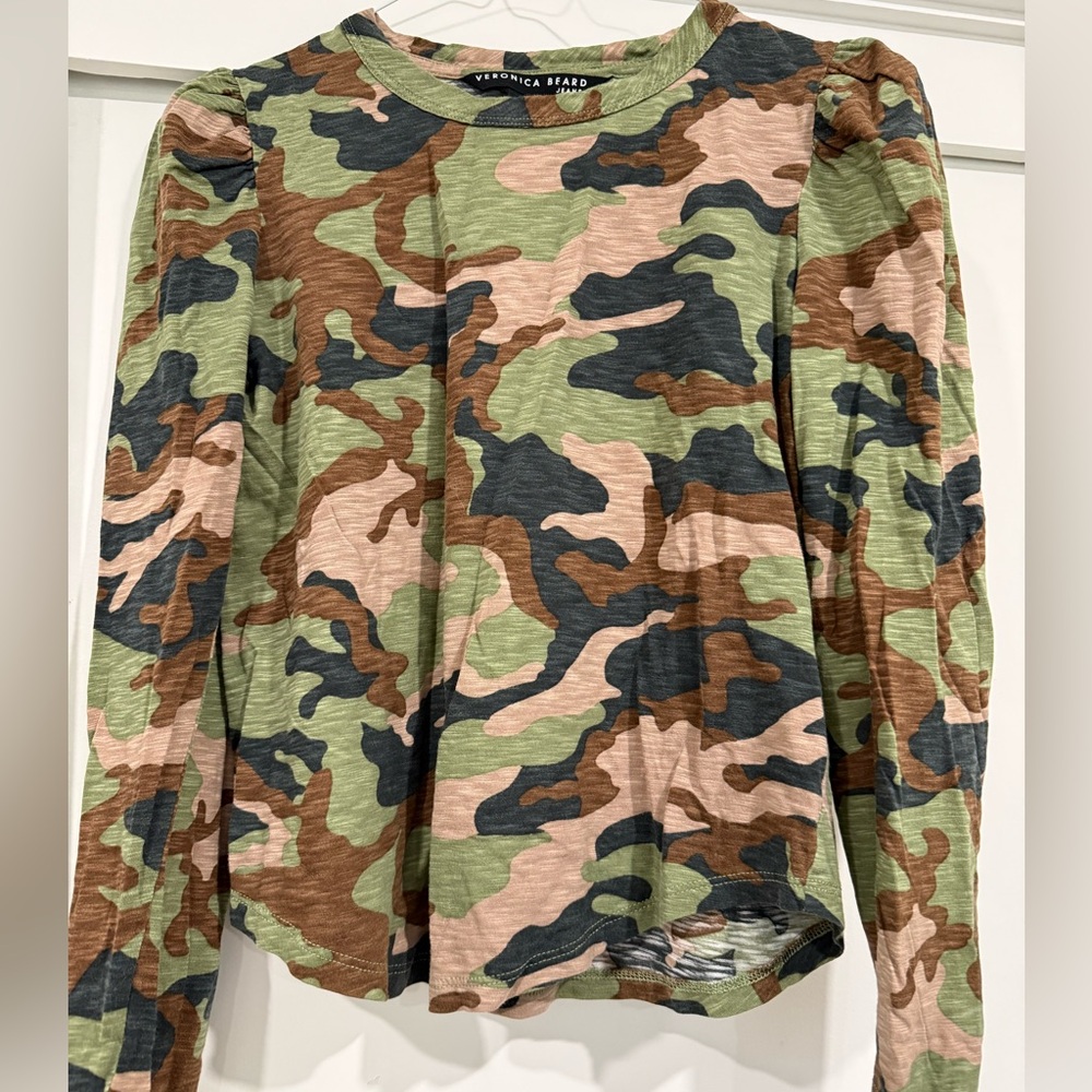 Veronica Beard Camo Shirt
